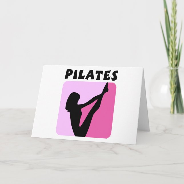 Gestaltbild Pilates! Karte (Vorderseite)