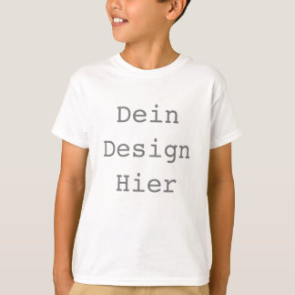 Gestalte Dein Eigenes Kinder Basic T-Shirt