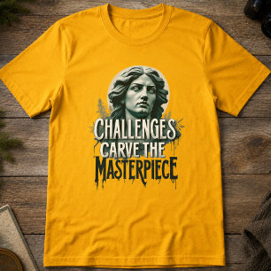 Gestalte dein Schicksal - Inspirierende Typografie T-Shirt