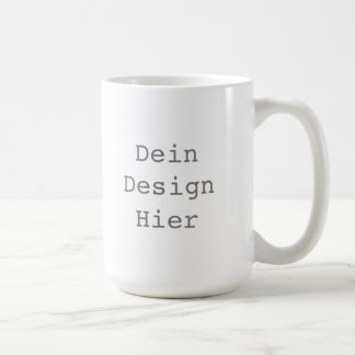 Gestalte deine 443 ml Klassische Weiße Tasse
