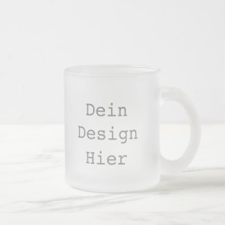 Gestalte deine eigene 296ml Tasse aus Milchglas