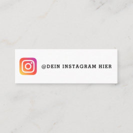 Gestalte deine eigene Instagram Visitenkarte