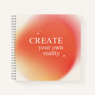 „Gestalte Deine eigene Realität“ Inspirations-Noti Notizbuch