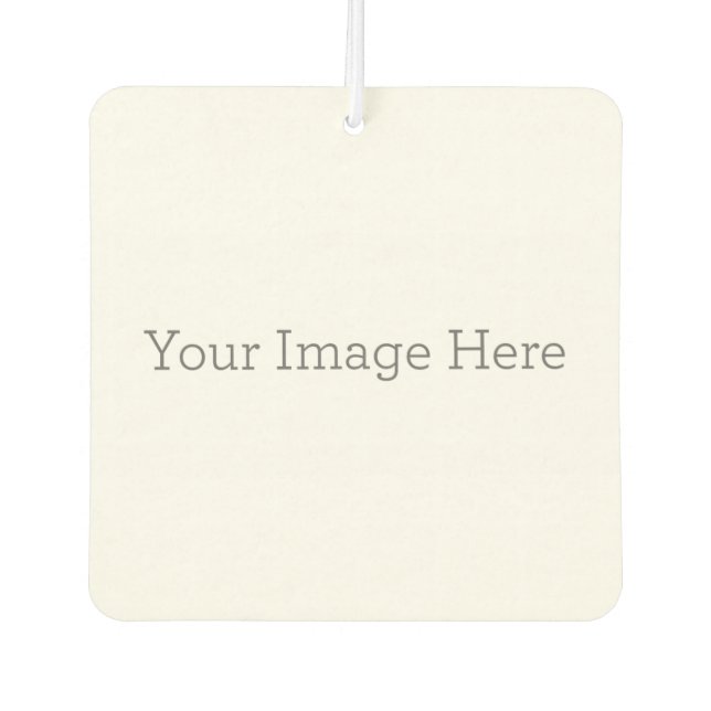 Gestaltbarer Quadrat Lufterfrischer, Neues Auto (Vorderseite)