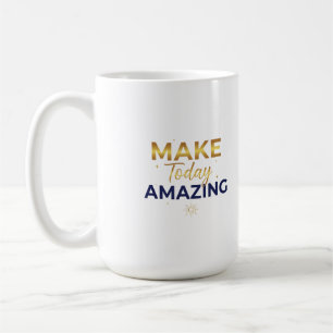 Gestalte den heutigen Tag unglaublich Gold Navy So Kaffeetasse