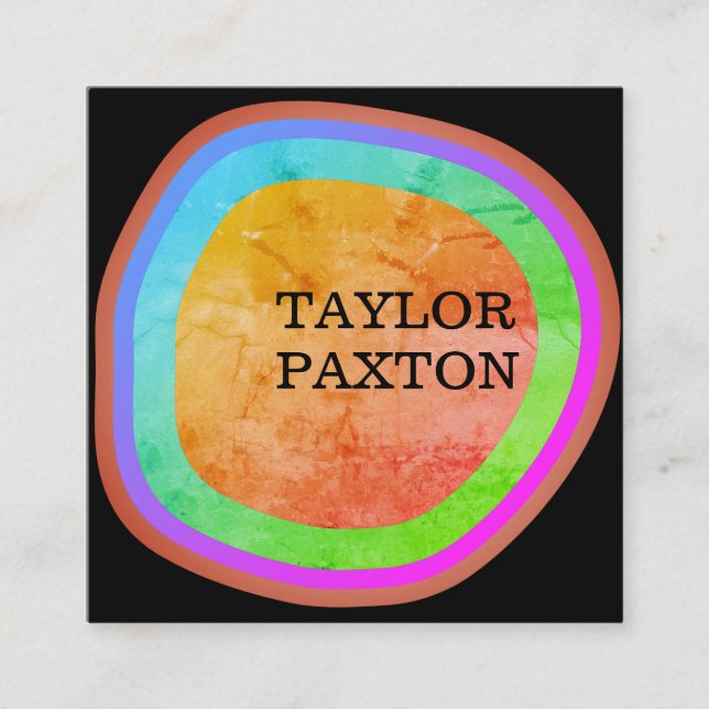 Gestaltebenen Quadratische Visitenkarte (Vorderseite)