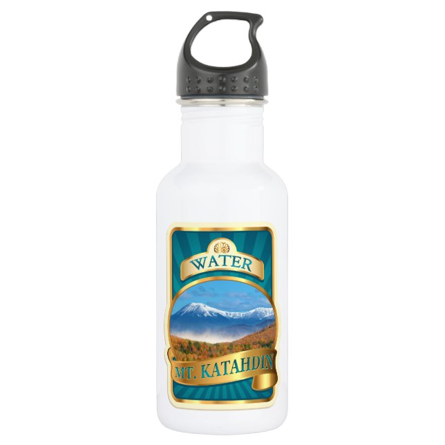 Gestalted Edelstahlflasche (Vorderseite)
