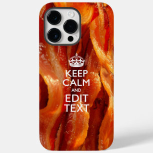 Gestalten Sie dies mit Behalten Ruhe und Bacon-Dek Case-Mate iPhone 14 Pro Max Hülle
