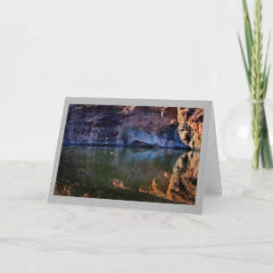 Gestalten Sie Fluss-Weißente mit 49 sonnige Karte