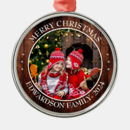 Gestalten Sie Ihr eigenes Foto - Weihnachten Ornament Aus Metall