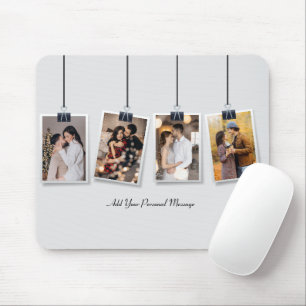 Gestalten Sie Ihre eigene Fotocollage mit 4 Fotos Mousepad