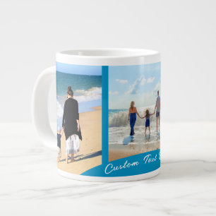 Gestalten Sie Ihre eigene Fotocollage-Tasse mit pe Jumbo-Tasse