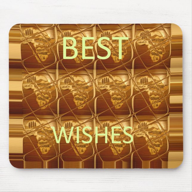 Gestalten Sie Ihre eigene Schönheit Afrikas Mousep Mousepad (Vorne)