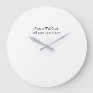 Gestalten Sie Ihre eigene Wohnung  Große Wanduhr