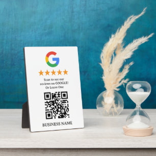 Gestalten Sie Ihren QR-Code Google Review Fotoplatte