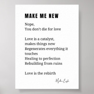 Gestalten Sie mir ein neues Poster zur Liebe