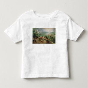 Gestalten Sie mit dem Fall von Ikarus, c.1555 Kleinkind T-shirt