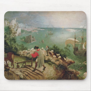 Gestalten Sie mit dem Fall von Ikarus, c.1555 Mousepad
