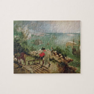 Gestalten Sie mit dem Fall von Ikarus, c.1555 Puzzle