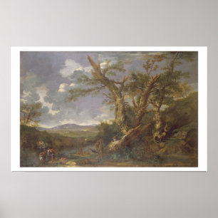 Gestalten Sie mit der Taufe im Jordanien Poster