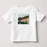 Gestalten Sie mit einem Bogen und drei Houses,