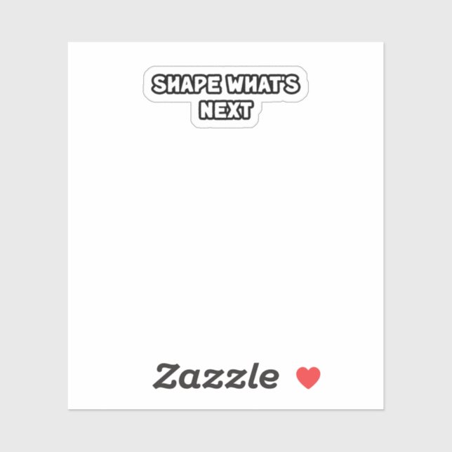 Gestalten Sie, was der nächste Innovator für die Z Aufkleber (Blatt)