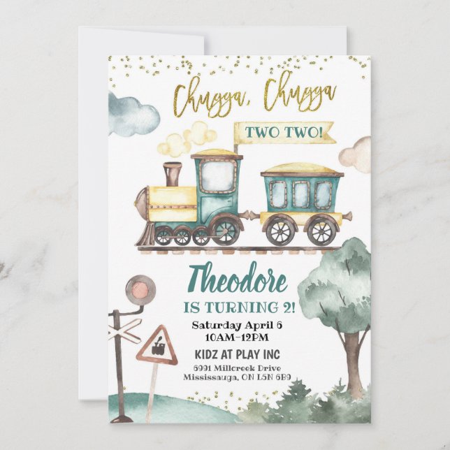 GESTALTET EINLADUNG (Vorderseite)