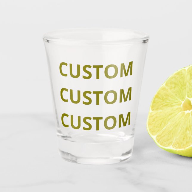 GESTALTET SCHNAPSGLAS (Vorderseite)