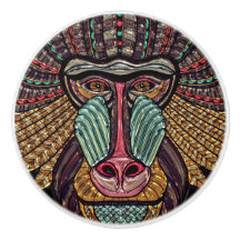 Gestaltete Glas-Babys aus afrikanischer Tierkunst