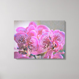Gestaltete Glasorchideen gezackte Canvas Leinwanddruck