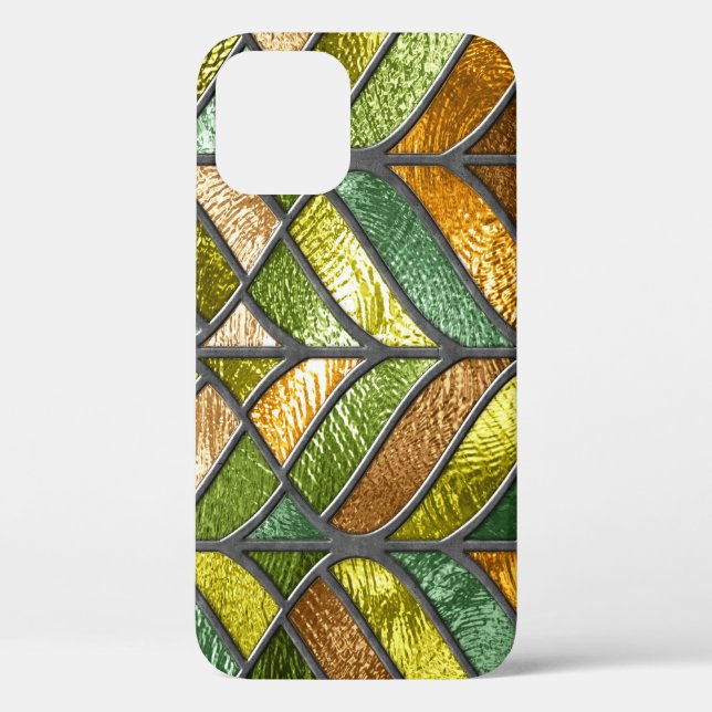 Gestaltete Glastextur: Farbenfrohe 3D Eleganz. Case-Mate iPhone Hülle (Rückseite)