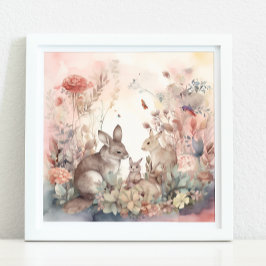 GESTALTETE HOLZDEKOR IM KINDERZIMMER POSTER