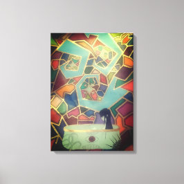 Gestaltete Träume Leinwanddruck