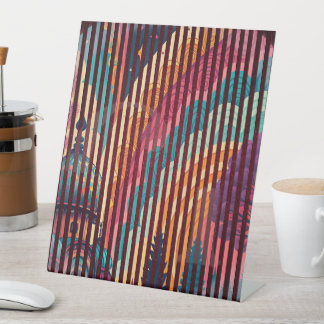 Gestalteter Fantasie-Dome-Podest - anpassbar Sockelschild