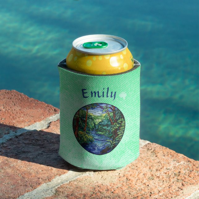 Gestalteter Glass-Dschungel Dosenkühler (In Situ Pool)