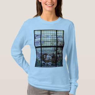 Gestaltetes Glas Art Nouveau Sea Scene T-Shirt