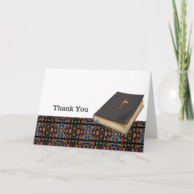 Gestaltetes Glas danke (Vorderseite)