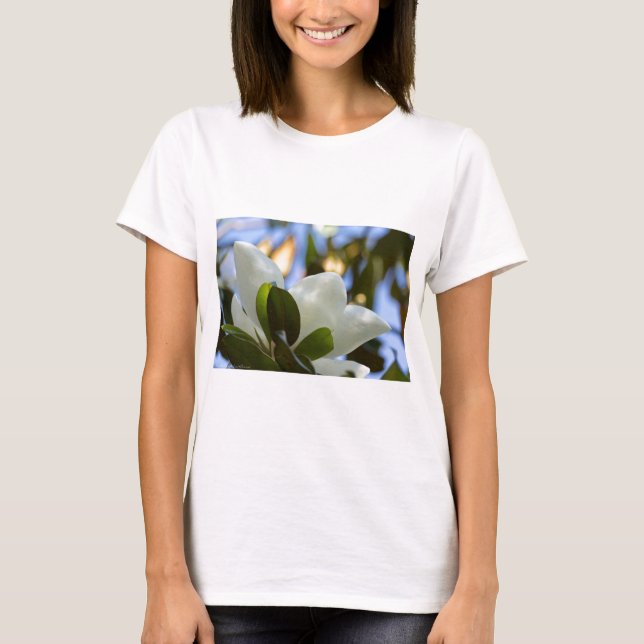Gestaltetes Glas Sky Süd Magnolia Geschenke Appare T-Shirt (Vorderseite)