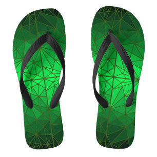 Gestaltetes Glasmuster 01.Green.DGreen Line BG Flip Flops
