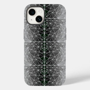 Gestaltetes Glasmuster 03.Gray.Offwhite Line BG Case-Mate iPhone 14 Hülle