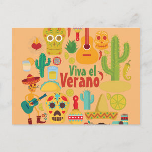 Gestaltung Cooler mexikanischer Denkmäler Postkarte