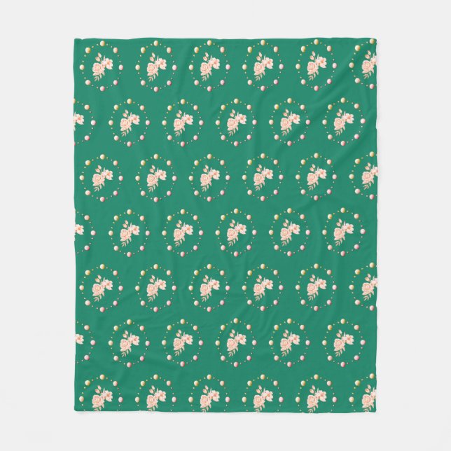 Gestaltung der Blume Fleecedecke (Vorderseite)