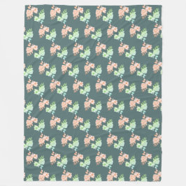 Gestaltung der Blume Fleecedecke