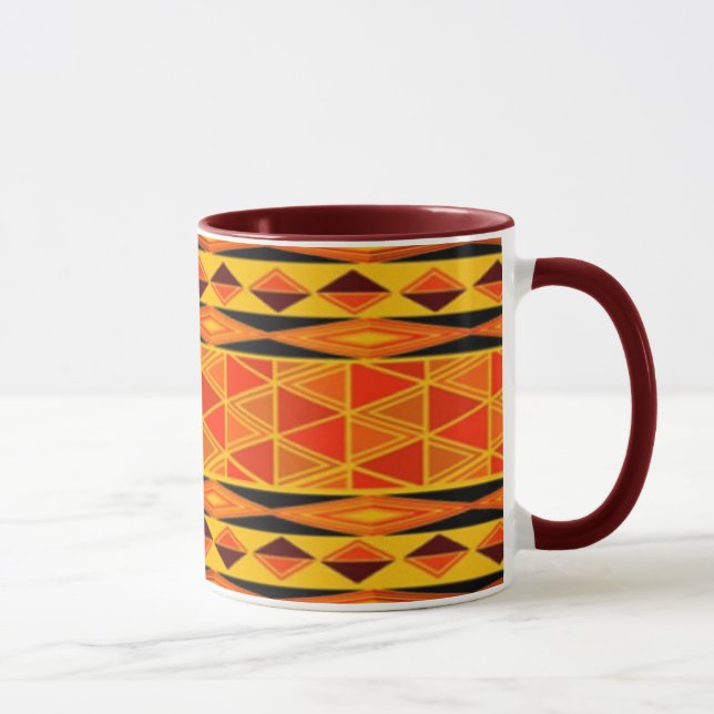 Gestaltung der ethnisch-afrikanischen Tasse (Rechts)