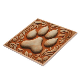 Gestaltung der Farbpalette mit erdigen Farbtönen Fliese