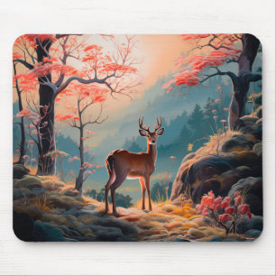 Gestaltung der Hirschwaldszene im Herbst Mousepad