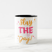Gestaltung der Motivierend Tasse am Tag