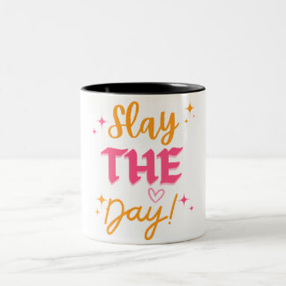 Gestaltung der Motivierend Tasse am Tag
