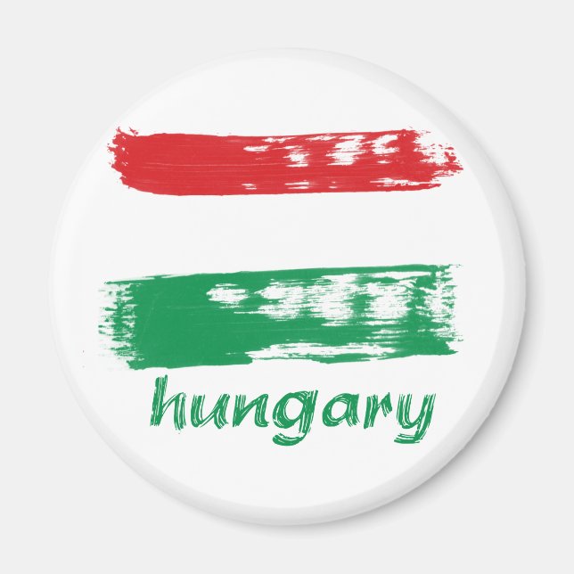 Gestaltung der ungarischen Flagge Magnet (Vorne)