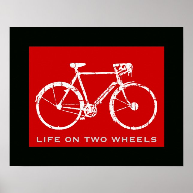 Gestaltung des Radsportdrucks Poster (Vorne)